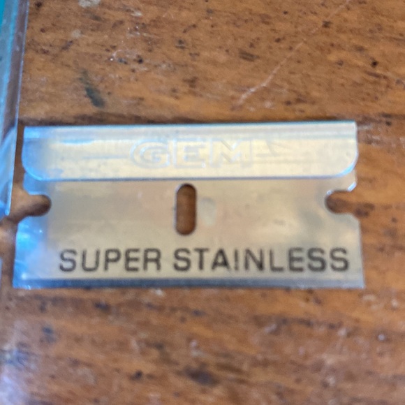 Vintage GEM Micromatic USA Art Deco chrome finish single blade hand held razor - Picture 3 of 9